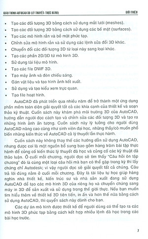 Giáo Trình Autocad 3D - Lý Thuyết & Thực Hành