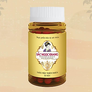 Viên uống Sắc Ngọc Khang Vi Tảo Lục Hộp 60 Viên giúp làm đẹp da, cân bằng nội tiết tố, hỗ trợ làm giảm nám, tàn nhang