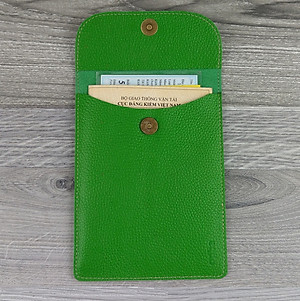 Ví Đưng Đăng Kiểm Ô Tô Dáng Đứng Da Bò May Thủ Công Bền Đẹp - hàng chính hãng