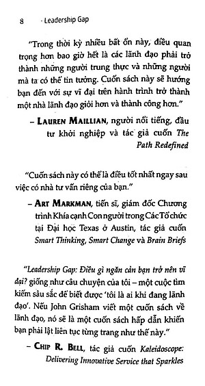 Sách The Leadership Gap