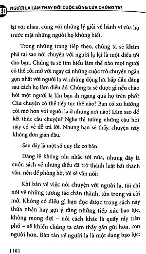 Sách TedBooks - Người Lạ Làm Thay Đổi Cuộc Sống Của Chúng Ta
