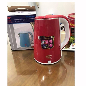 Ấm Siêu Tốc 2 Lớp Thái Lan 2.5 L Cao Cấp 1800W - Sôi Nhanh Tự Động Ngắt-Inox 304-INVERTER Tiết Kiệm Điện - Hàng Loại 1 - Chính Hãng MINIIN