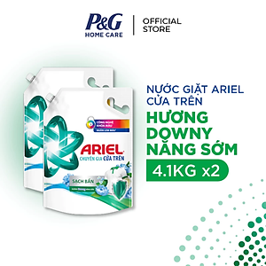 Combo 2 Nước Giặt ARIEL Chuyên Gia Cửa Trên Ngăn Lem Màu Túi 4.1KG