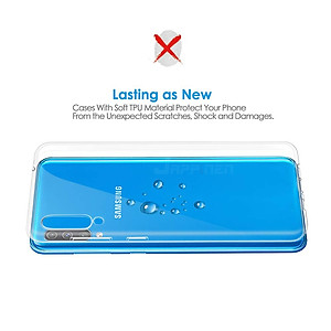 Ốp lưng dẻo cho Samsung Galaxy A70 hiệu Ultra Thin mỏng 0.6mm chống trầy - Hàng chính hãng 