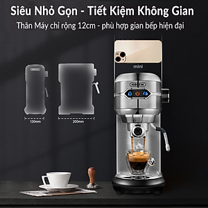 HÀNG CHÍNH HÃNG - Máy pha cà phê espresso bán tự động, thương hiệu Mỹ HiBREW cao cấp - H11