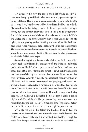 Last Night At The Telegraph Club