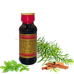 Hộp dầu Xoa bóp Massage Huế - chai 60 ml