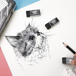 Tẩy đen Pentel Zeath cao cấp tẩy sạch ít bụi không không bám bẩn