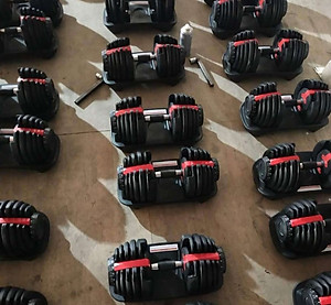 Một Bộ 2 Tạ Tay 48kg ,mỗi bên 24kg Điều Chỉnh Khóa Số Tự Động ( Tổng 48kg)Loại Cao Cấp Có Khay đựng