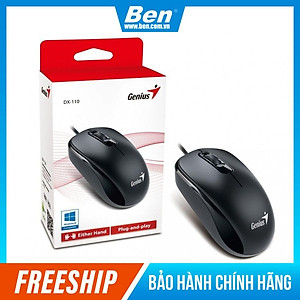 Chuột dây Genius DX-110 chuột máy tính có dây chính hãng Genius BH 12T