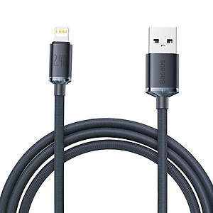 Cáp sạc nhanh, truyền dữ liệu tốc độ cao siêu bền Baseus Crystal Shine Series Fast Charging Data Cable IP 2.4A - Hàng chính hãng