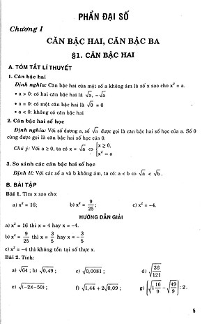 Sách 500 Bài Tập Chọn Lọc Toán Lớp 9