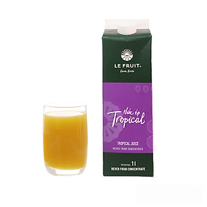 Nước ép trái cây tươi Tropical Le Fruit hộp 1L
