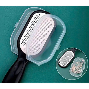 Cây Chà Gót Chân Bản To, Tẩy Da Chết 2 Mặt Bằng Thép, Kèm Hộp Đựng Tiện Lợi - HÀNG CHÍNH HÃNG MINIIN