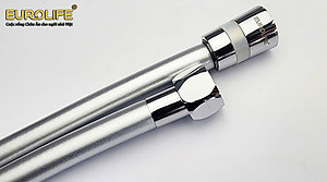 Dây sen chịu áp lực cao, nhựa PVC, ti đồng chống xoắn, dài 150cm, 200cm Eurolife