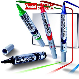 Bút dạ bảng Pentel MWL5 viết mực đều có thể viết dốc ngược mà không cần cồn