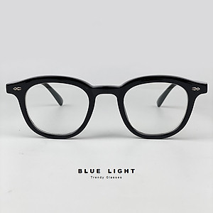 Gọng Kính Cận, Kính Giả Cận Nam Nữ Mắt Tròn Oval Nhỏ, Gọng Nhựa Dẻo TR90 Dày Dặn, Chống Ánh Sáng Xanh - BLUE LIGHT