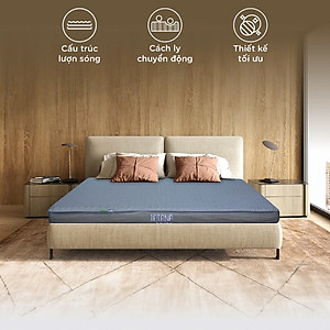 Nệm Foam Tatana Massage Relax, Cấu Trúc Lượn Sóng, Duy Trì Tư Thế Nằm Giảm Áp Lực Cơ Thể