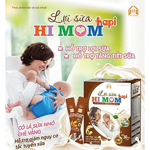 Lợi sữa Himom dạng cao lỏng cao cấp hỗ trợ tăng tiết sữa, giảm nguy cơ tắc tuyến sữa (hộp 30 gói)