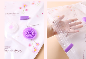 Bộ 8 túi hút chân không tặng kèm bơm hút chân không đựng quần áo, chăn màn, ga gối gọn gàng D Danido