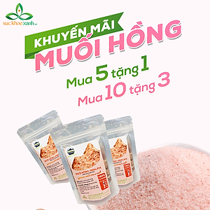 Muối hồng Himalaya Nhập Khẩu Pakistan dạng mịn 500g - Dùng làm gia vị, Ngâm chân thải độc, Tẩy tế bào chết