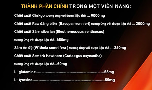 Viên uống bổ não nhập khẩu chính hãng New Zealand GO GINKGO 9000+ (60 viên) hỗ trợ tăng cường tuần hoàn não, cải thiện trí nhớ, tăng khả năng tập trung