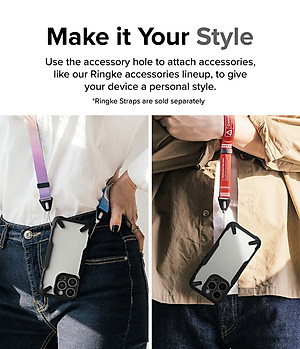 Ốp lưng dành cho iPhone 15 Pro Max/15 Pro/15 Plus/15 RINGKE Fusion X - Hàng Chính Hãng