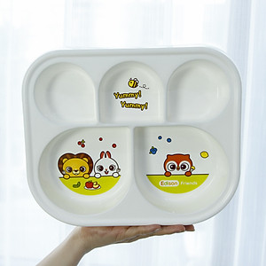 Đồ dùng ăn dặm Edison Hàn Quốc - Đũa xỏ ngón - Thìa silicon - Bát - Khay - Bình tập uống - Hàng chính hãng 9644