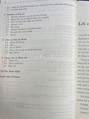 Combo 2 cuốn Cơ Sở Đại Số Hiện Đại và Bài Tập Cơ Sở Đại Số Hiện Đại