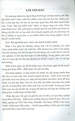 Bài Tập Kiểm Toán (Dùng cho sinh viên các trường đại học, cao đẳng khối kinh tế)