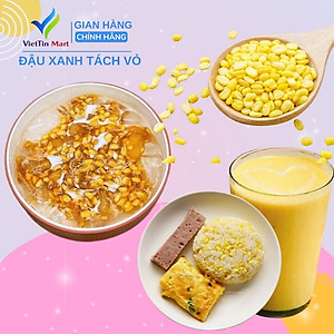 Đậu Xanh Đã Bóc Vỏ Viettin Mart 1Kg