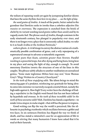 The Sense of Style : The Thinking Person's Guide to Writing in the 21st Century