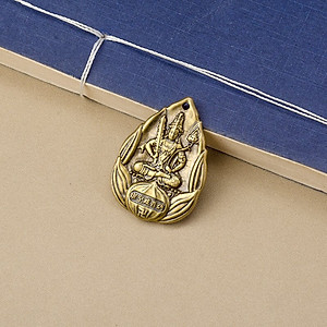 Dây chuyền mặt Phật Bản Mệnh hoa sen bằng đồng - MV02