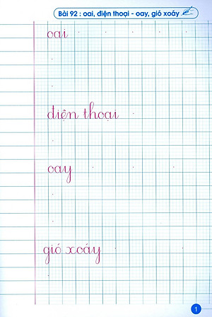 Sách Luyện Nét Chữ Rèn Nết Người - Vở Ô Li Có Mẫu Chữ - Lớp 1 - Quyển 3 (Tái Bản 2020)