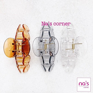 Gấp tóc nhựa trong kẹp gắp tóc càng cua 12 răng