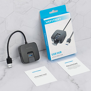 Bộ chia 4 cổng USB 3.0 Vention CHBBD - Hàng Chính Hãng