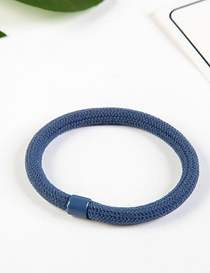 Set 10 dây cột tóc trơn đơn giản nhiều màu ngẫu nhiên COT96