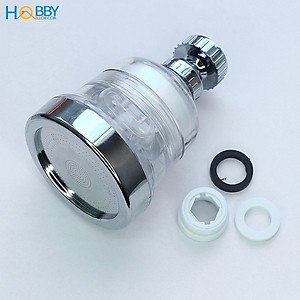 Đầu vòi tăng áp 3 chế độ có đầu lọc cặn HOBBY Home Decor VSTA3