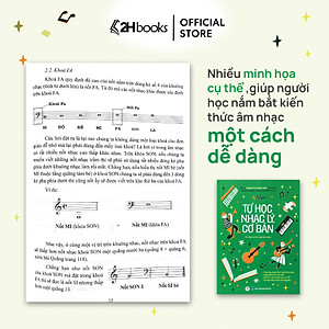 Sách Tự Học Nhạc Lý Cơ Bản, Dành cho người mới bắt đầu, tái bản 2024, 2HBooks