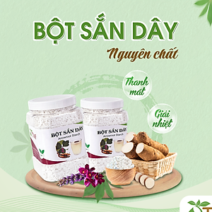 Bột sắn dây nguyên chất 500g TÂM MINH FOODS làm mát thanh lọc cơ thể