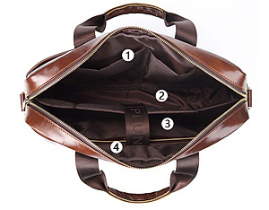 Túi xách nam da bò thật - túi xách nam da bò thật cao cấp ( 15,6")