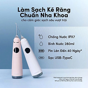 Combo 1 Máy Tăm Nước Zenyum Waterflosser Pro và 1 Bàn Chải Điện ZenyumSonic 2.0 - Công nghệ Singapore