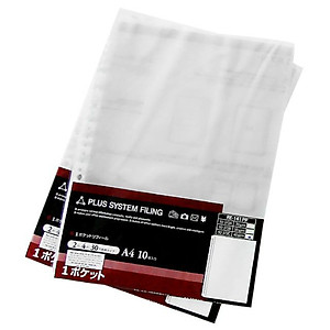 Combo 100 Cái Bìa Lỗ Đựng Hồ Sơ PLUS 0.07mm