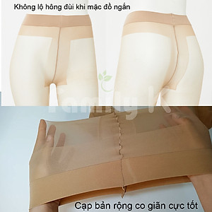 Vớ Quần tất da thật chân tự nhiên SABRINA Through mặc váy ngắn chống nắng không lộ hông đùi [VỎ NUDE MÃ MỚI]