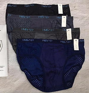 Bộ 4 quần lót nam tam giác thông hơi 