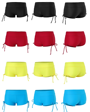 Quần Bơi Nữ Ngắn Quần Bơi Rời Short Thun Lạnh Co Giãn Tốt AT212 MayHomes Quần Short Đa Năng Thể Thao, Bơi Lội, GYM, Spa