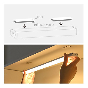 Đèn LED Cảm Biến Chuyển Động Nhiều Kích Cỡ, Cảm Ứng Hồng Ngoại 3 Chế Độ