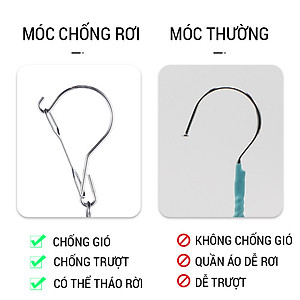 Móc Treo Quần Áo, Móc Phơi Đồ Trẻ Em Inox Kẹp Chống Rơi, Móc Treo Tất, Vớ, Đồ Lót Nhiều Kiểu Dáng