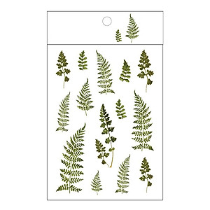 Tờ nhãn dán họa tiết hoa cỏ tươi tắn sticker dùng để trang trí sổ tay Lalunavn -A15