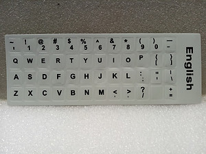 Miếng dán phím chữ ngôn ngữ Tiếng Anh, chuẩn ngôn ngữ US
